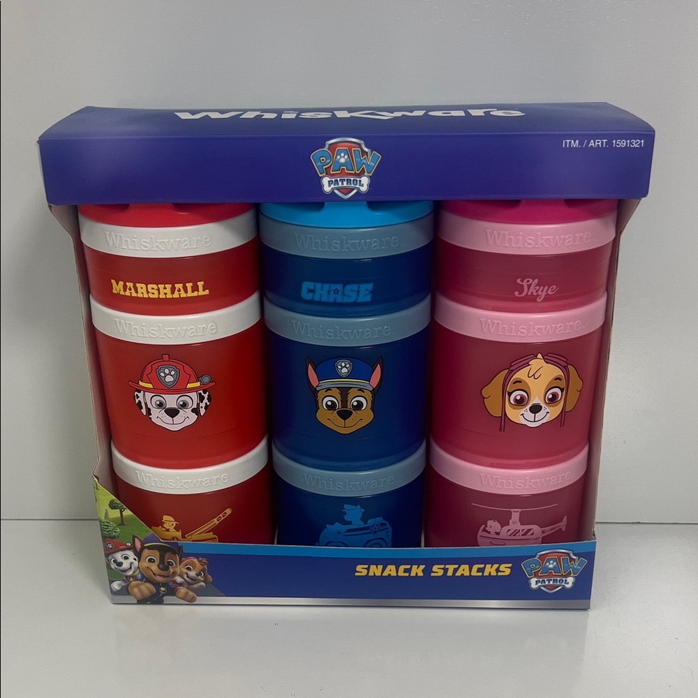 Paw Patrol Snack Stacks by - Red, Blue, Pink